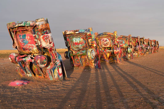 Cadillac Ranch by Geraldine Gill