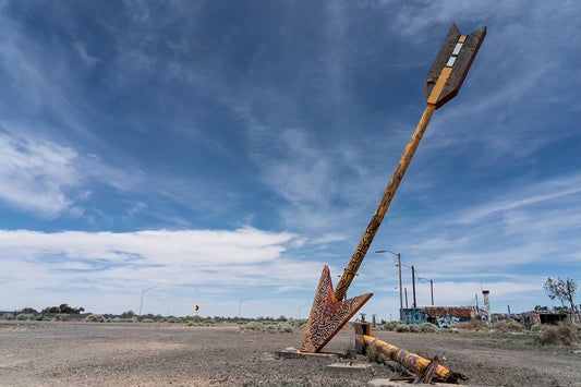 Twin Arrow Ghost Town by Geraldine Gill